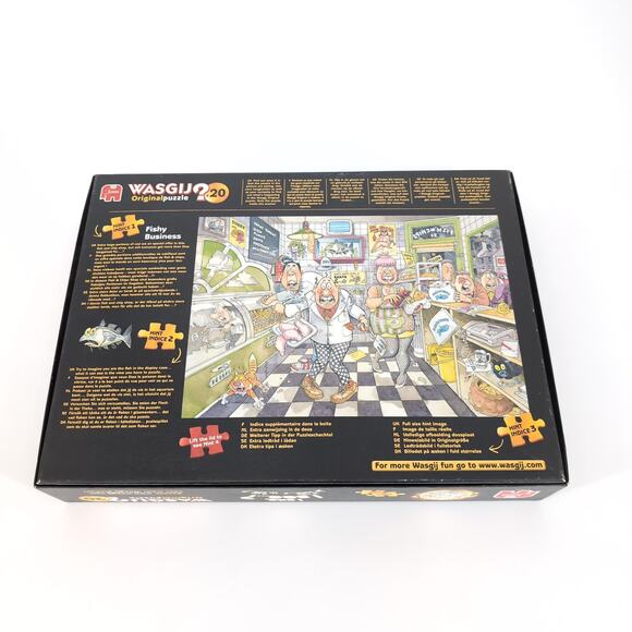 WASGIJ? No. 20 Jumbo "Fishy Business" 1000 Piece Jigsaw Original Puzzle - GUC - Picture 9 of 12